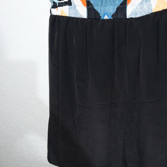 Twelfth Street Cynthia Vincent Geo Print Scoop Back Silk Dress Size Small - Picture 3 of 7